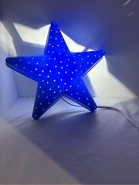 Blue Star Night Light Plug-in Room Light